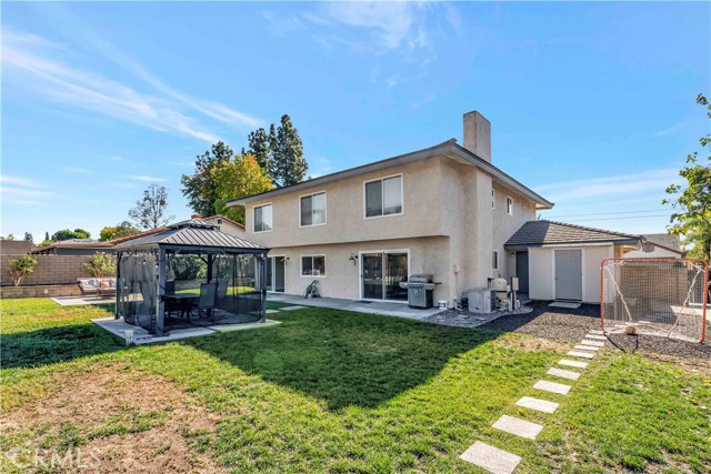 Backyard has been lovingly maintained and landscaped.