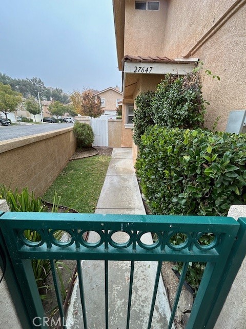 gated court yard entry