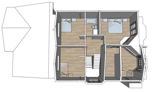 Second Floor Rendering