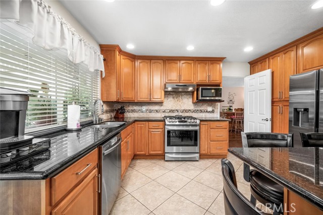 The functionality of a circular kitchen makes cooking with ease.