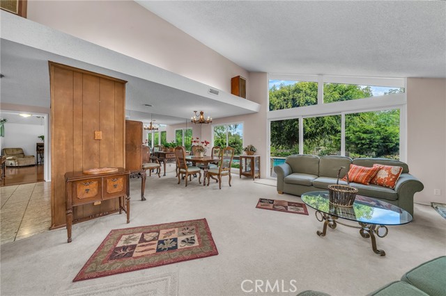 Spacious living room.