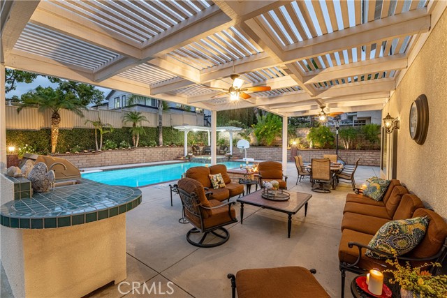 Covered patio