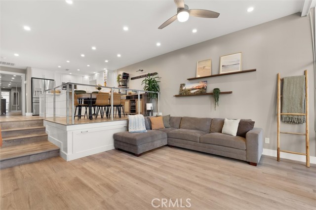 Living Room with Roll-Out-Bed Hidden