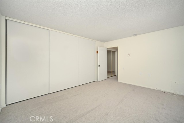 Bedroom with large closet