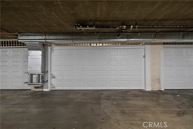 Subterranean 2 car garage-access from inside unit