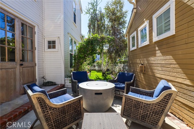 Patio off family room