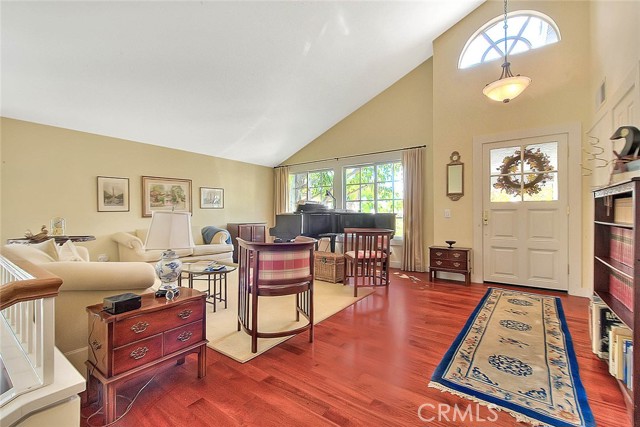 Foyer and living room