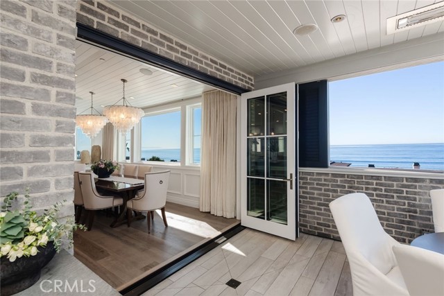 North Covered ocean view deck