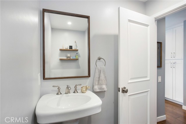 Downstairs half bath