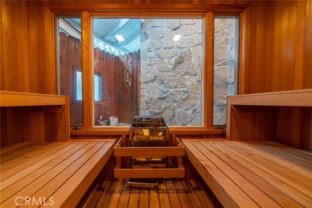 Indoor Sauna with private sink & shower