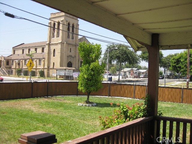 View from front porch