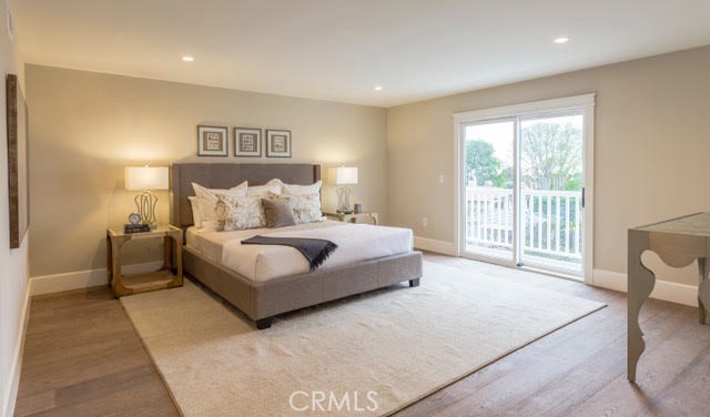 Enjoy the view from the master bedroom balcony.