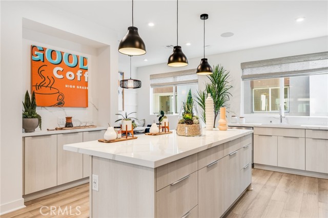 Kitchen with island