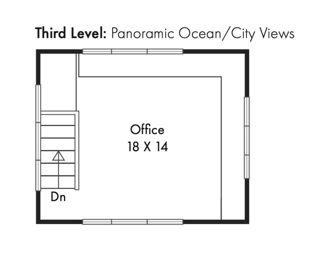 Third level floor plan