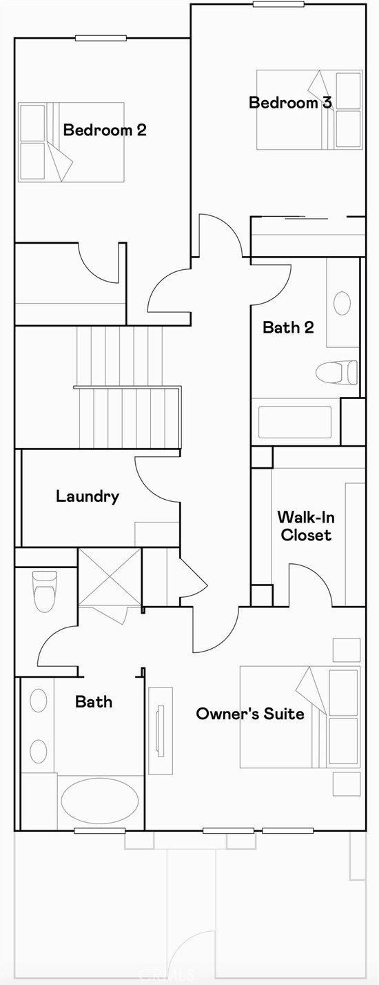 Residence 1 - Level 1 Floorplan