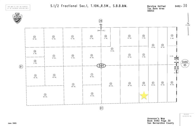 Detail Gallery Image 1 of 1 For 0 Near Harper Lake Rd, Boron,  CA 93516 - – Beds | – Baths