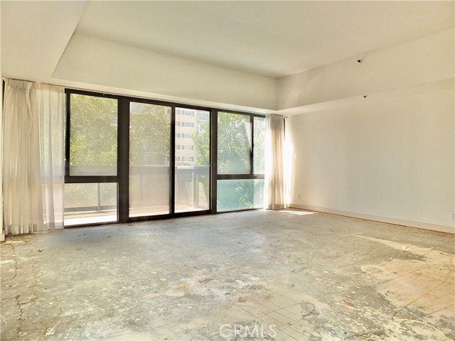 Living Room and doors to balcony