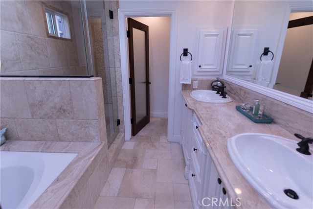 Master Bath with soaking tub and separate shower