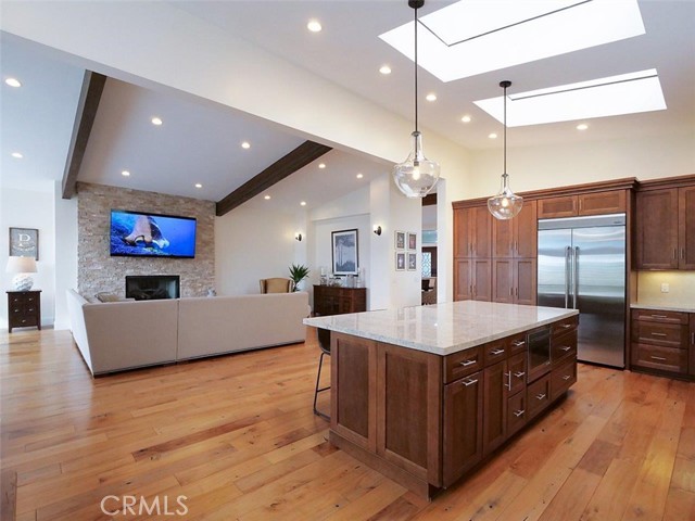 Open Kitchen next to Family Room