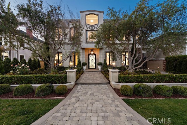 530 Kings Road Newport Beach, California Step into timeless European elegance with an extraordinary French-inspired estate with panoramic views of Newport Harbor, Catalina Island, and the coastline. Crafted with uncompromising detail and fully integrated smart home technology, this residence blends Parisian architecture with the best of Southern California living. Beyond a private gated entry, the home welcomes you with hand-laid parquet floors, intricate moldings by J.P. Weaver, and imported French oak and stone throughout. The grand formal living room, formal dining with custom ceiling detail, and designer-furnished interiors (including Roche Bobois and Bang & Olufsen) create an atmosphere of refined sophistication. The gourmet kitchen features a center island, double ovens, ice machine, walk-in pantry, and opens to a spacious family room. A state-of-the-art Crestron automation system, Sonos sound, central vacuum, and elevator. The over 2,000+ sq/ft rooftop deck includes a spa, firepit, and private bathroom, with breath taking views that are perfect for entertaining.
Designed for both luxury and function, the home offers:
2 ensuite bedrooms
2 bedrooms with jack and jill bath
Primary suite with ocean views, spa bath, and walk-in closet
Additional rooms (2 offices, playroom, laundry room, and formal dining room)
Dolby Atmos theater room with Bentley chairs and Rolls Royce–inspired ceiling
A safe room for peace of mind
7 total bathrooms (4 full, 3 powder)
Outside, enjoy a resort-style pool and spa, waterfall, firepit, BBQ, and lush gardens by Roger’s Gardens. Parking includes a 2-car tandem garage plus 2-car tandem carport, with gated motor court for guests.
Custom built in 2012 and offered fully furnished, this rare residence—built after the French residence “530 Rue des Rois”—offers a once-in-a-lifetime opportunity to own a home where European luxury meets coastal California perfection.