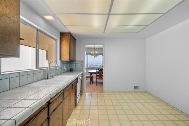 Kitchen with breakfast nook.