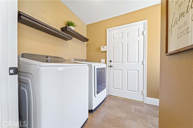 Laundry room and garage access