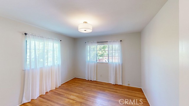 Bedroom in rear of house