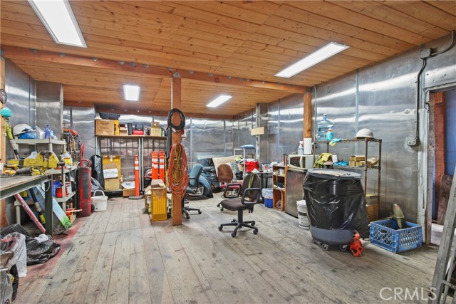 Maintenance work and storage area. Potential expansions area,