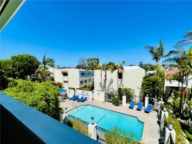 Pool view from master Bed