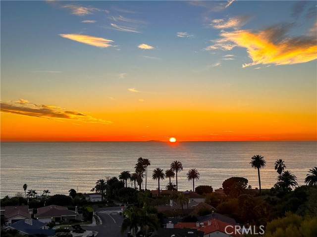 Sunset behind Santa Barbara Island