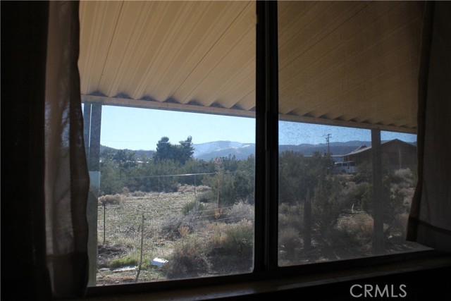 mountain view from living room