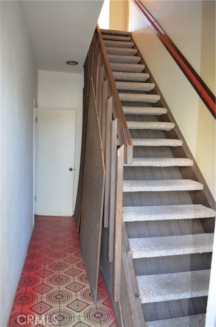 Stairs with storage underneath