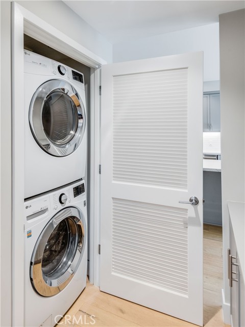 Laundry closet