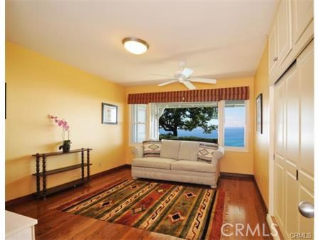 Bedroom with ocean view