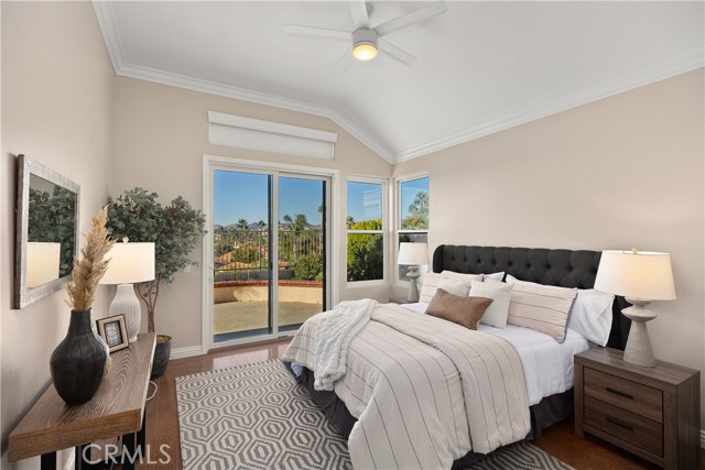 Primary bedroom with views