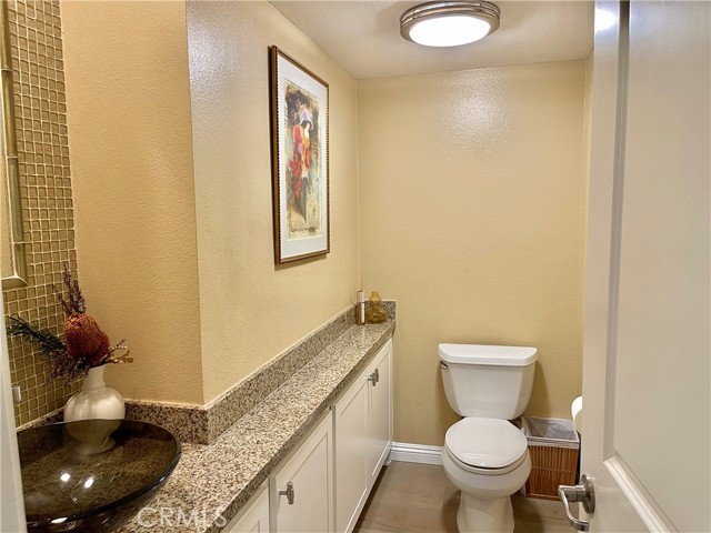 Powder room on the top floor.