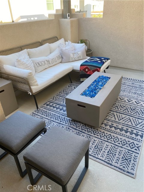 Deck off living room.  Indoor/outdoor living