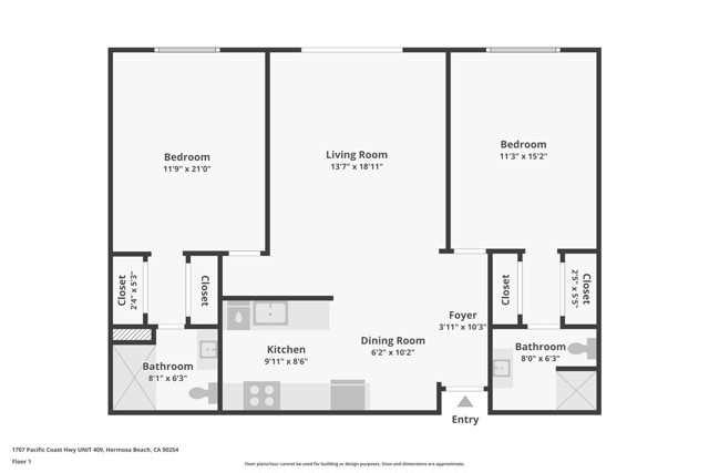 1707 Pacific Coast Highway, Hermosa Beach, California 90254, 2 Bedrooms Bedrooms, ,2 BathroomsBathrooms,Residential,Sold,Pacific Coast Highway,SB24075090