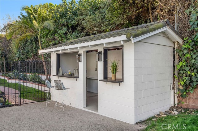 Outdoor Cabana can host your next party.