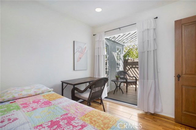 Private patio off 3rd ground floor bedroom