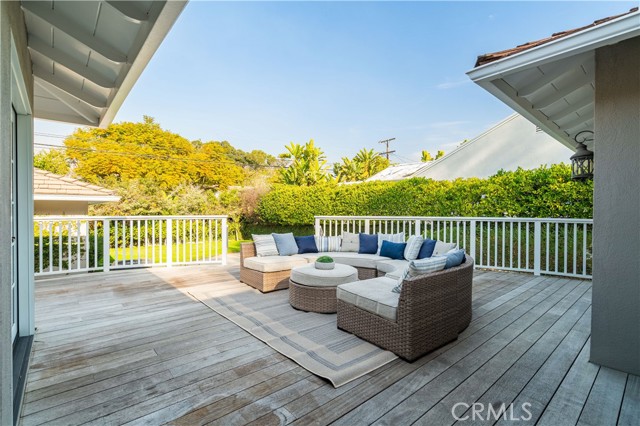 Deck off of kitchen