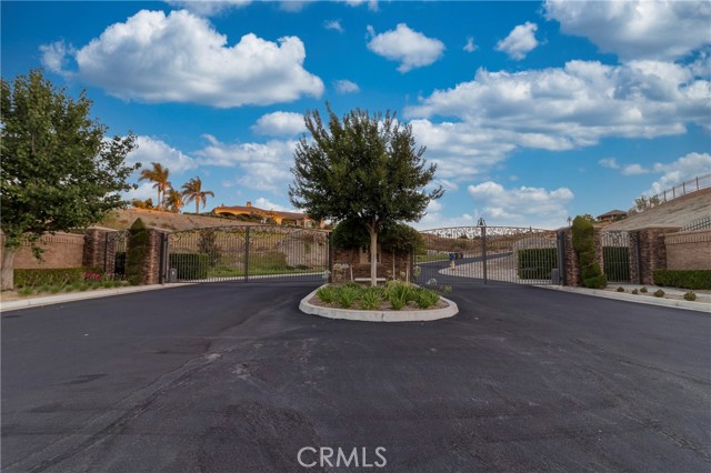 view of gated entry from the street