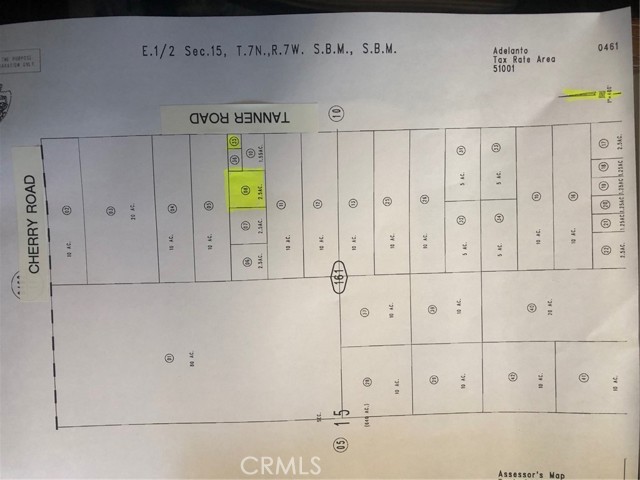 Detail Gallery Image 6 of 6 For 0 Tanner Road, Adelanto,  CA 92301 - – Beds | – Baths