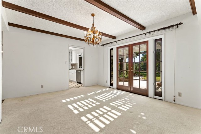Formal dining area.