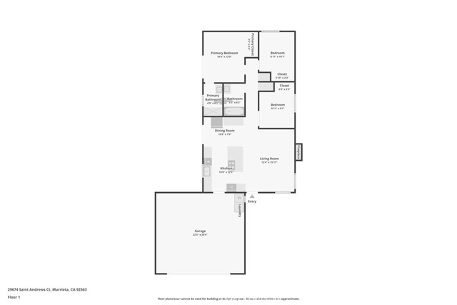Detail Gallery Image 22 of 22 For 29674 Saint Andrews Ct, Murrieta,  CA 92563 - 3 Beds | 2 Baths