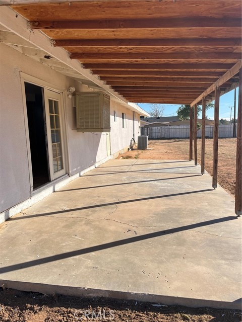 Covered patio