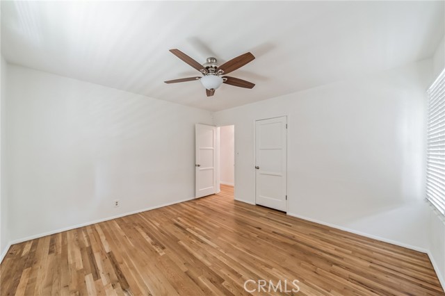 Front  bedroom entrance door and closet