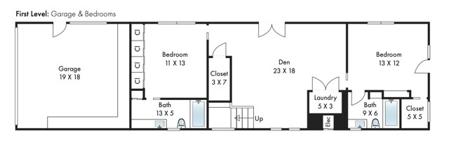 First level floor plan