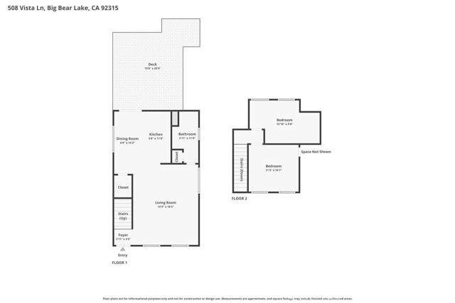 Detail Gallery Image 35 of 37 For 508 Vista, Big Bear Lake,  CA 92315 - 2 Beds | 1 Baths