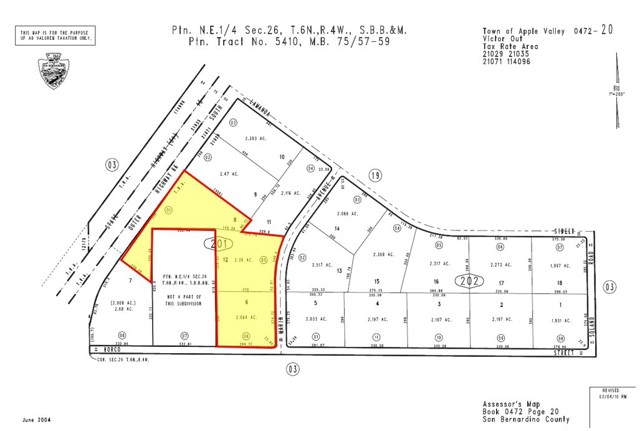 Detail Gallery Image 1 of 1 For 0 Frontage Rd, Apple Valley,  CA 92307 - – Beds | – Baths